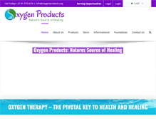 Tablet Screenshot of oxygenproducts.org